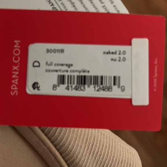 Spanx By Sara Blakely Bra-llelujah Wired Bra - Size 34D - Picture 7 of 7